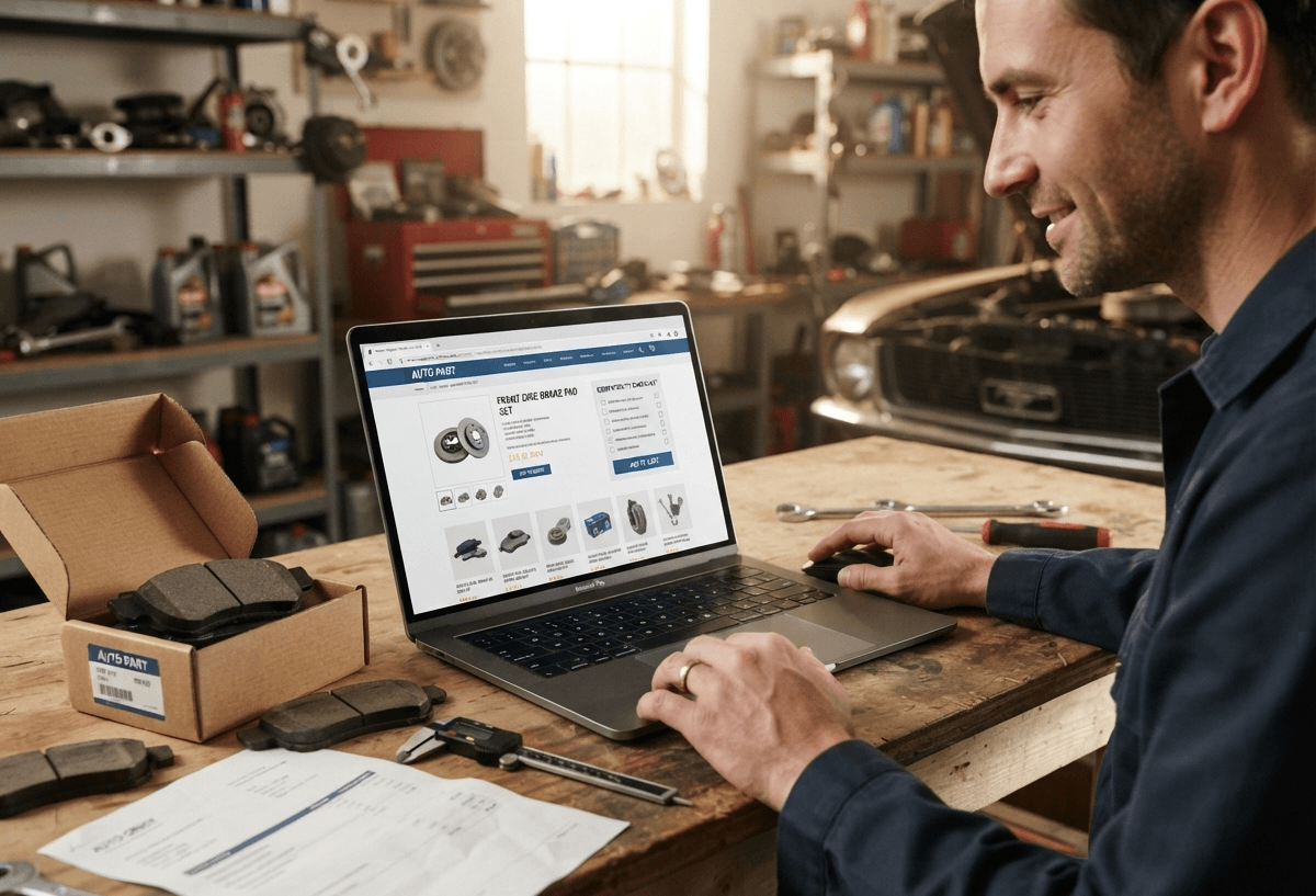 Commander une pièce auto sur internet