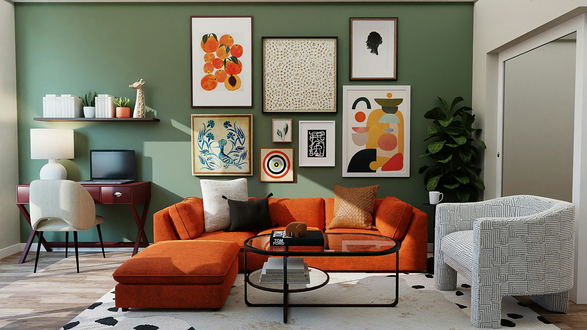 La décoration d’intérieur abstraite