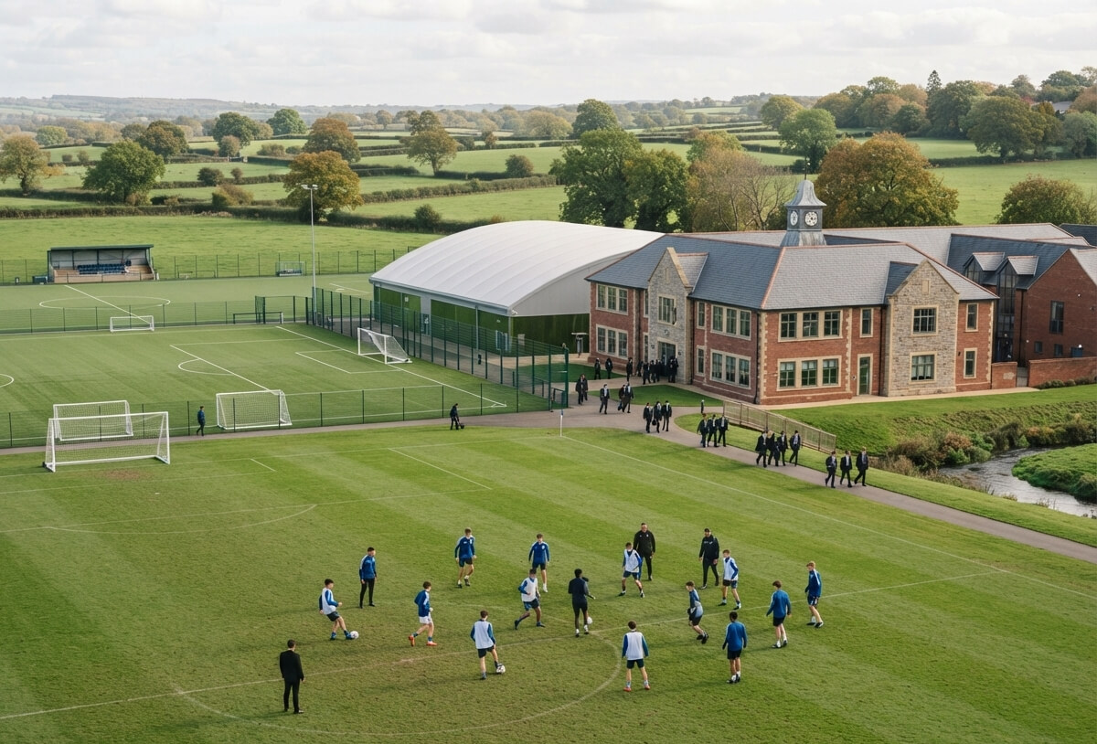 Football academy and school in England