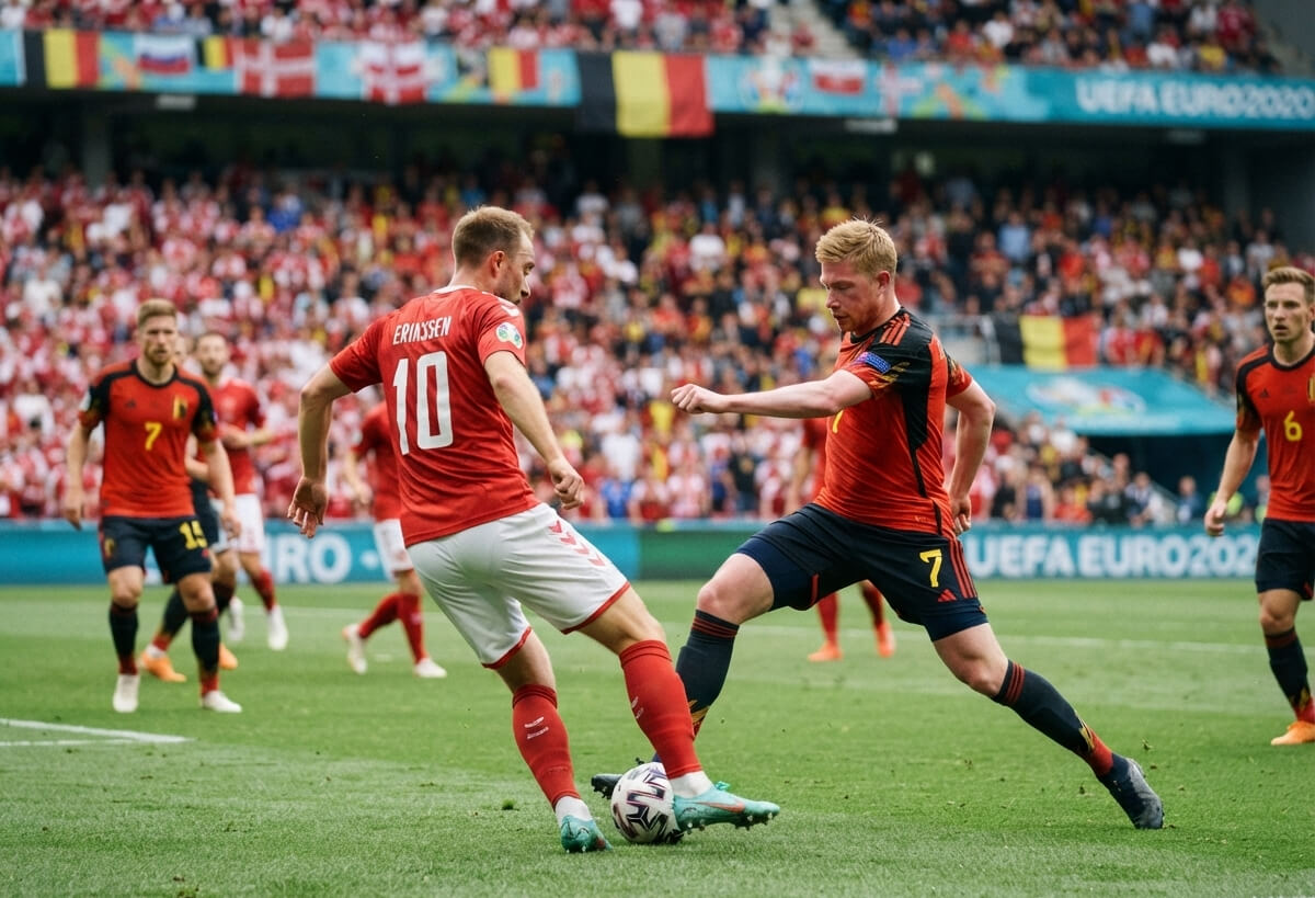 Euro 2021 : zoom sur le match Danemark – Belgique